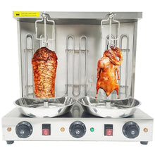 HQHAOTWU Electric Turkish barbecue machine with 3 Burners 110V 3.6KW