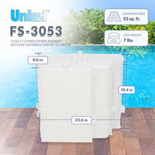 Unicel FS-3053 Rectangular DE Grid Replacement Swimming Pool Filters with Top Exit Port, Full Set Compatible with Sta-Rite