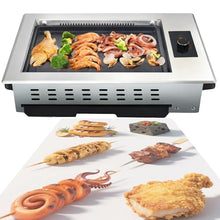 DFTWJMA Korean-Style Electric Grill, Commercial Smokeless Barbecue Machine, Intelligent Constant Temperature Control, Large Capacity and Easy to Clean