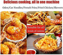 CVGfko Large Capacity Gas Fryer, Stainless Steel LPG Fryer - Adjustable Firepower - for Home & Commercial Use - Baskets and Lids Included - Perfect for s, Donuts, Fish - Easy to Clea