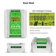 MiBoce Wind Solar Hybrid Charge Controller, Wind Turbine Solar Hybrid MPPT Charge Boost Controller, LCD Smart Display, for Wind Solar Supplementary Power System