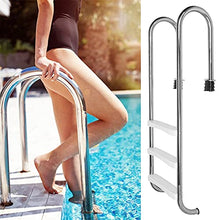 Swimming Pool Ladder Rung Steps Stainless Steel Replacement Anti Slip Ladder Non-Slip Pedal
