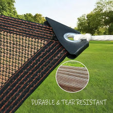 ZGLCQSGY 44' x 48' Rectangle Sun Shade Sail Canopy UV Block Sun Shade for Outdoor Patio Garden Backyard, Dark Brown (We Make Custom Size)