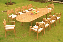 WholesaleTeakFurniture Qty 6 - Montana Stacking Dining Captain Arm Chair - Outdoor Patio Grade-A Teak Wood #WFDCARMT6