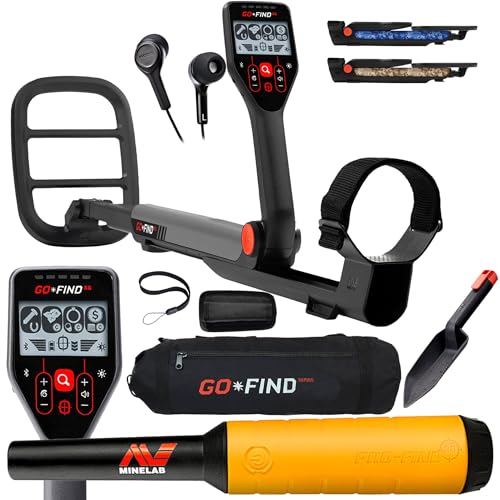 Minelab GO-FIND 66 Metal Detector with PRO-FIND 20 Pinpointer & Black Carry Bag