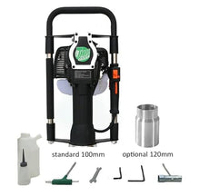 TentandTable PDFP3 Fence Post Driver with 2 Cycle Engine - Easy Driving Outdoor Stakes and Posts - Setup Commercial Tents & Fences- Includes Tool Bag and Rolling Storage Case - 29 x 11.5 x 13 Inches