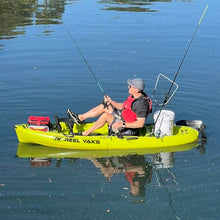 Reel Yaks 9.5ft Raptor Modular Fishing Kayak Cyan Gray
