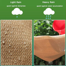 GJZDPMY 12x30m Beige Shade Netting with Grommets, Sun Protection for Home Plants, Balcony, Terrace, Greenhouse - Garden Shade Cloth for Optimal Sunlight Control