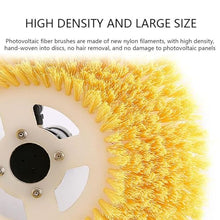 pealiritansemen Solar Panel Cleaning Tool, Telescopic Pole Window Cleaner, Outdoor Pool Cleaning Brush, Adjustable Length, Double Brush Head, Come with A Pair of Gloves,7.5m