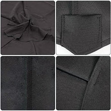 Parasols Replacement Parasol Fabric Canopy, 2.7m-6 Ribs 2.7m-8 Ribs 300cm-6 Ribs 300cm-8 Ribs Parasol Replacement Umbrella Cloth Umbrella Top - Anti-UV 30+ / Waterproof,Black-2.7m/8.8ft (8ribs)