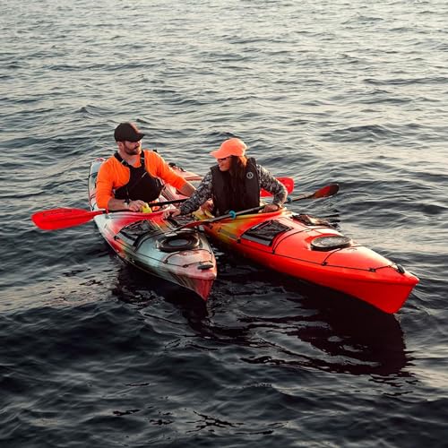 Wilderness Systems Tsunami 145 Sit Inside Touring Kayak with Rudder Purple Dawn