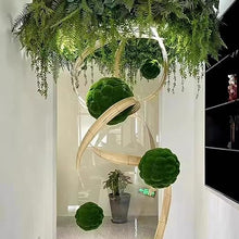 WIGING Artificial Moss Balls, Simulated Moss Ball for Garden Floral Arrangements and Crafting, Artificial Green Plant Mossy Globes (Color : Green, Size : Diameter: 45cm/17.71in)