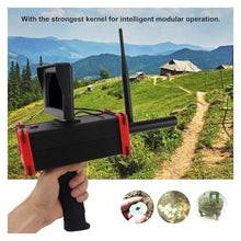 DFEDHF Underground Metal Detector Display Screen Highly Accurate Underground Metal Scanner 1000m Range Efficient 15m Depth for Gold