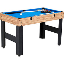 Evelove 3-In-1 Multi Combo Game Table Foosball Soccer Billiards Pool
