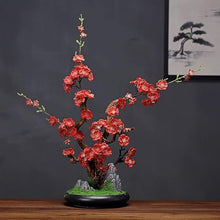 MVUYO Home Living Room Decoration Simulation Plum Bonsai Into The Household Chinese Zen Pot
