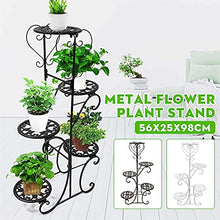MIIKHI 5 Tiers Flower Rack Plant Stand Multi Flower Stand Bonsai Display Shelf Yard Garden Patioe (D
