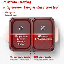 AFPSDLFJDLS Multifunctional Smoke Free Dormitory, Roast Hot Pot, Barbecue Grill, Household Electric Oven, Roasting Machine