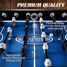 Soccer Foosball Table Arcade Game Set 54 in Black Grey