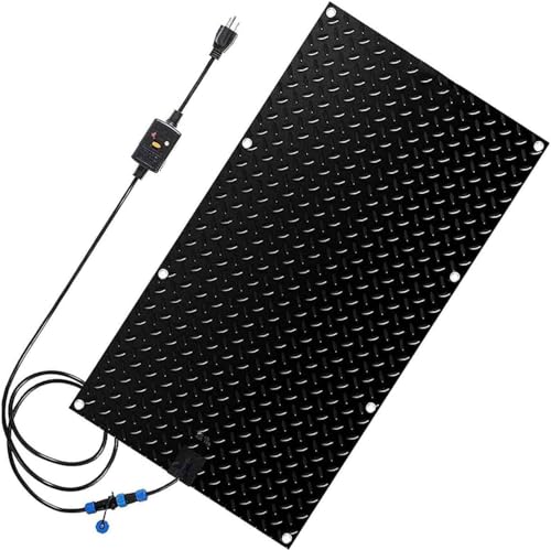 Snow and Ice Melting Mats - Roof and Valley Heater - Snow Melting Walkway Mat - Ice Dam Prevention - Non-Slip Heated Outdoor Mats - Melts 2 Inches of Snow per Hour - Tandem Connector (Color : 1PCS,