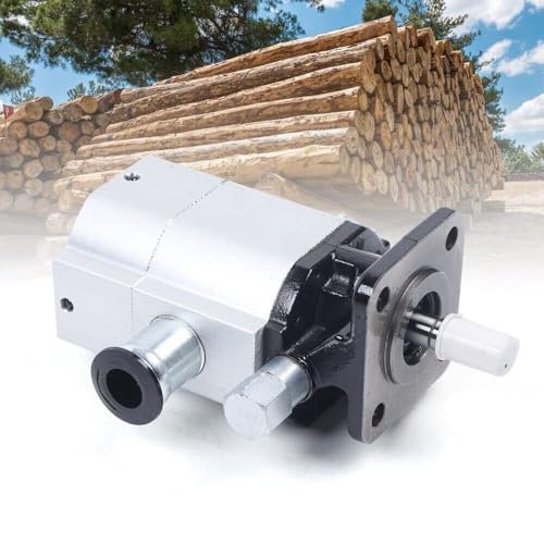 YQDDM Hydraulic Log Splitter Pump Gear Pump Shaft Hydraulic 2 Stage Gear Pump Log Splitter