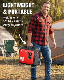 PowerSmart 3800 Watt Portable Inverter Generator for Home Use