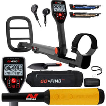 Minelab GO FIND 66 Metal Detector with PRO FIND 35 and Black Transport Carry Bag