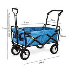 Trolleys Beach Wagon Heavy Duty Foldable Garden Cart Pull Wagon Hand Cart Garden Trolley Folding Wagons Truck Wheelbarrow