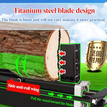 STMKB Hydraulic Wood Splitter, 8T Fully Automatic Wood Splitter, 2200W Large Motor, Wood Splitting Diameter: 5-400MM, One-Handed Operation, Easy to Move