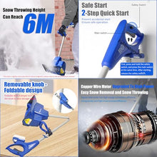 24V 11-Inch Cordless Snow Shovel, Battery Powered Snow Blower, Electric Snow Shovel, 20FT Throw Distance, 24-V/4.0 Ah Lithium-ion Battery Pack, and Quick Charger Included,1Battery