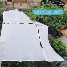 White Shade Net Cover - UV Resistant Sunblock Shade Cloth Canopy for Greenhouse & Garden Plants (1x2m to 6x7m)