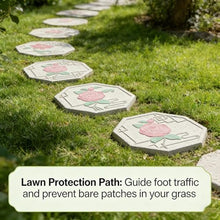 Lawn And Garden Stepping Stones, Decorative Garden Stones, Garden Stepping Stones, Suitable For Patios, Decks, Gardens, Or Walkways, Footprint-shaped Stepping Stones For Home Decor(Multi-colored-D)