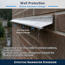 ERRULAN Wall Drip Edge Trim, Rainwater Diverter for Tile Exterior