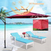 MXJCKSOQ UV Protection Canopy Replacement for 2- Sun Umbrella - Outdoor Parasol Top Cover Grass Green Perfect for Sun Shade & Weather Resi /6 arms,Purple-6.5ft (200cm)/6 arms