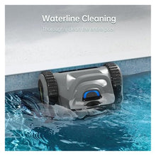 Robotic Pool Vacuum for Inground Pools: Cordless Robot Cleaners 180W Suction Auto Vacuums Wall