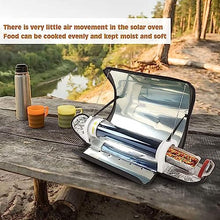 4.5L Large Capacity Portable Solar Oven with Thermometer, Outdoor Camping Stove for Hiking, Travel, Family and Parties