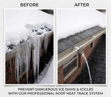 RHS Invisible Under Shingle Roof Heating Mat, 50 ft, Melts Snow Off 1 Row
