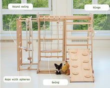Wood And Hearts Indoor Montessori Play Gym Beige