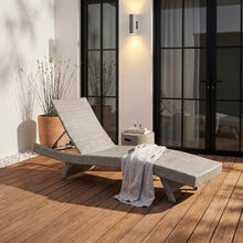 Seeheool Luxury Comfort Outdoor Chaise Lounger Set of 2 Premium Adjustable Gray Resin Wicker Patio Furniture Sunbathing Poolside Seating