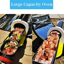 XIVUIFOI Portable Solar BBQ Grill Cooker, Foldable Smoke-Free Solar Oven for Camping and Outdoor Dining.Ideal for Use in Any Sunny Environment
