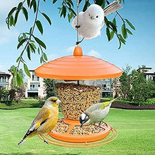 Feiyx Bird Feeder, Roof Hangin, Clear Window Bird Feeder, Bird Feeders for Outside, for Nature Lover, Wild Bird Watcher, Kids