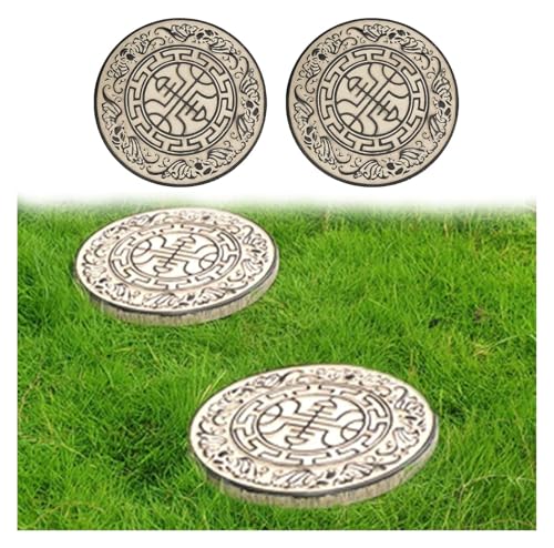 Garden Stepping Stone,Decorative Stone for Garden, Garden Stepping Stone, Outside Paving Stone Kits, for Lawn Pathway(39cm (15 3/8"))