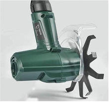 TREEYX Rotavator, 20V Portable Cordless Handheld Tiller/Rotavators/Cultivators for The Garden with Rechargeable Battery/Adjustable Handle, Perfect for Gardens
