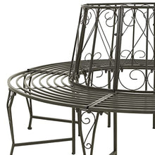 RJPLMFV Steel Tree Bench 27.6" Inner Diameter