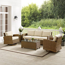 Crosley Furniture Bradenton 5-Piece Sofa & Swivel Rocker Set