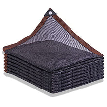 Black 3-pin Protection Sunshade net Multi-Meat Plant Umbrella Network Outdoor Swimming Pool Cover Shade net Covering Rate (Size : 6x6m) (4x8m)