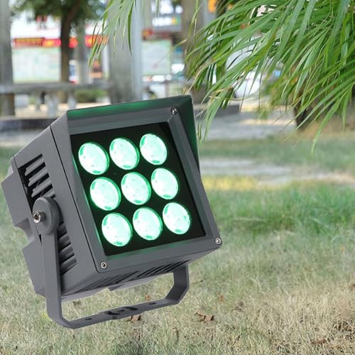 QICBYING LED Floodlight - Spot Lights Led Beam Light, Projection Light, AC85-265V Outdoor Waterproof Long-Range Spotlight, Outdoor Narrow Light Wall Washer, Led Beam Light(Yellow Light,120W)
