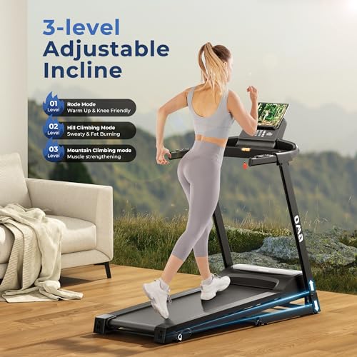 OMA Foldable Treadmill Black