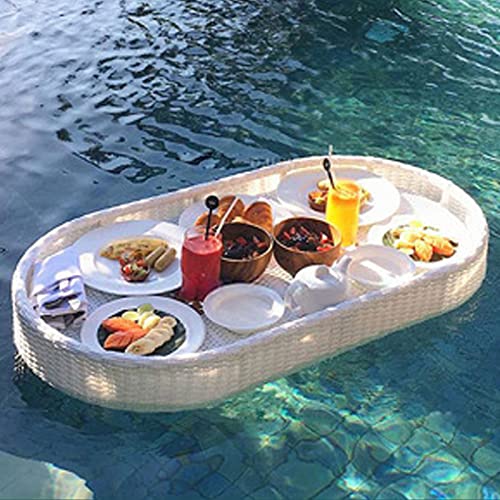 ERoomQ Floating Tray, Luxury Floating Tray Table & Bar, Swimming Pool Float for Adults for Sandbars, Spas, & Parties, Various Styles Available (80 * 15cm)