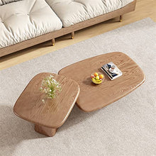 Living Room Table Japanese Coffee Table, Simple Ash Wood Sofa End Table, Set of 2 Coffee Table Modern Minimalist Side Table for Living Room, Balcony Outdoor Side Table (Color : C)