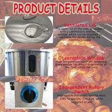 Banfluxion Stainless Steel Gas Oven 2800PA Commercial Barbecue Roaster Beijing Duck & Turkey Roasting Machine with Temperature Display for Chicken, Vegetables & Lamb